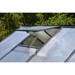 Palram 8 X 16ft Canopia Glory Greenhouse - Grey -Elise Bloom 12811088 4854833202482621