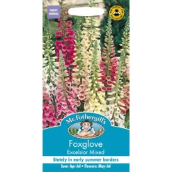 Mr. Fothergill's Foxglove Excelsior Mixed (Digitalis Purpurea) Seeds