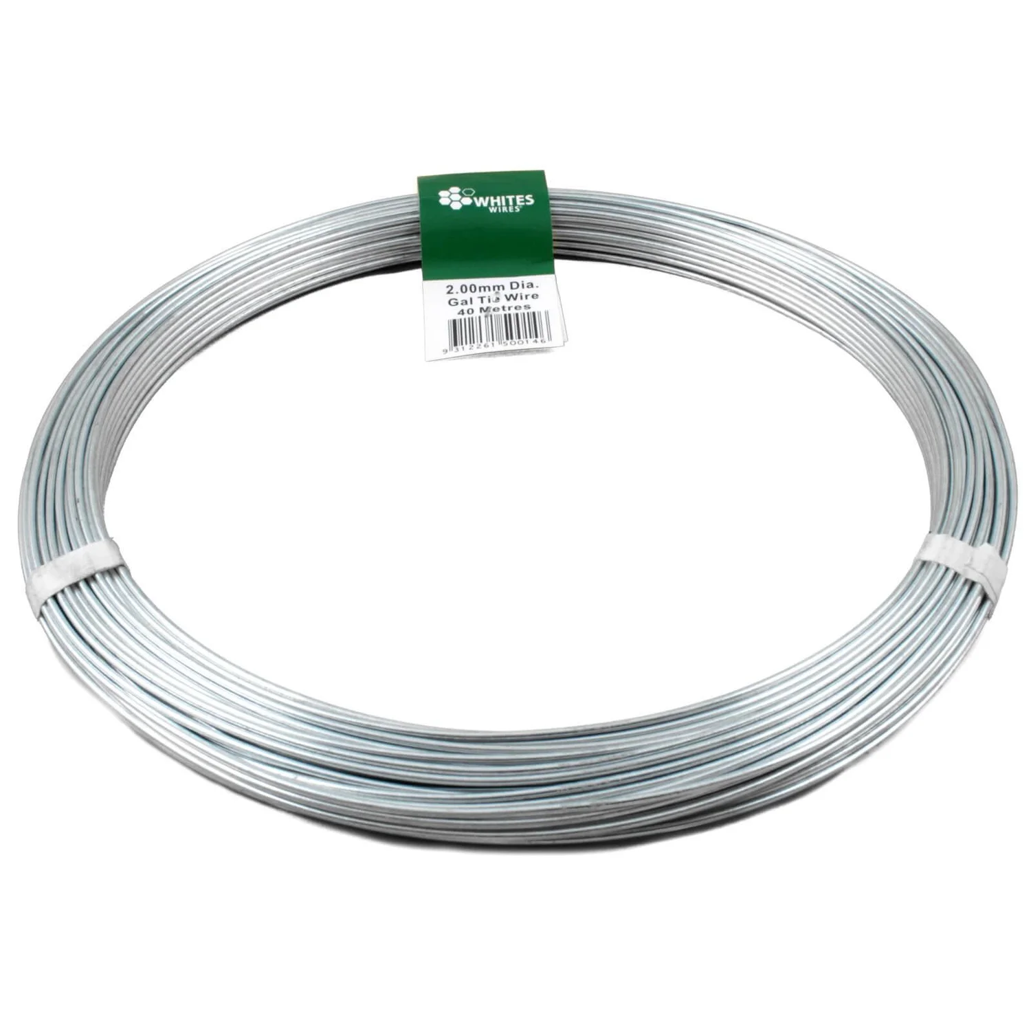 Whites Steel Tie Wire - 40m X 2mm 3 Whites Steel Tie Wire - 40m X 2mm