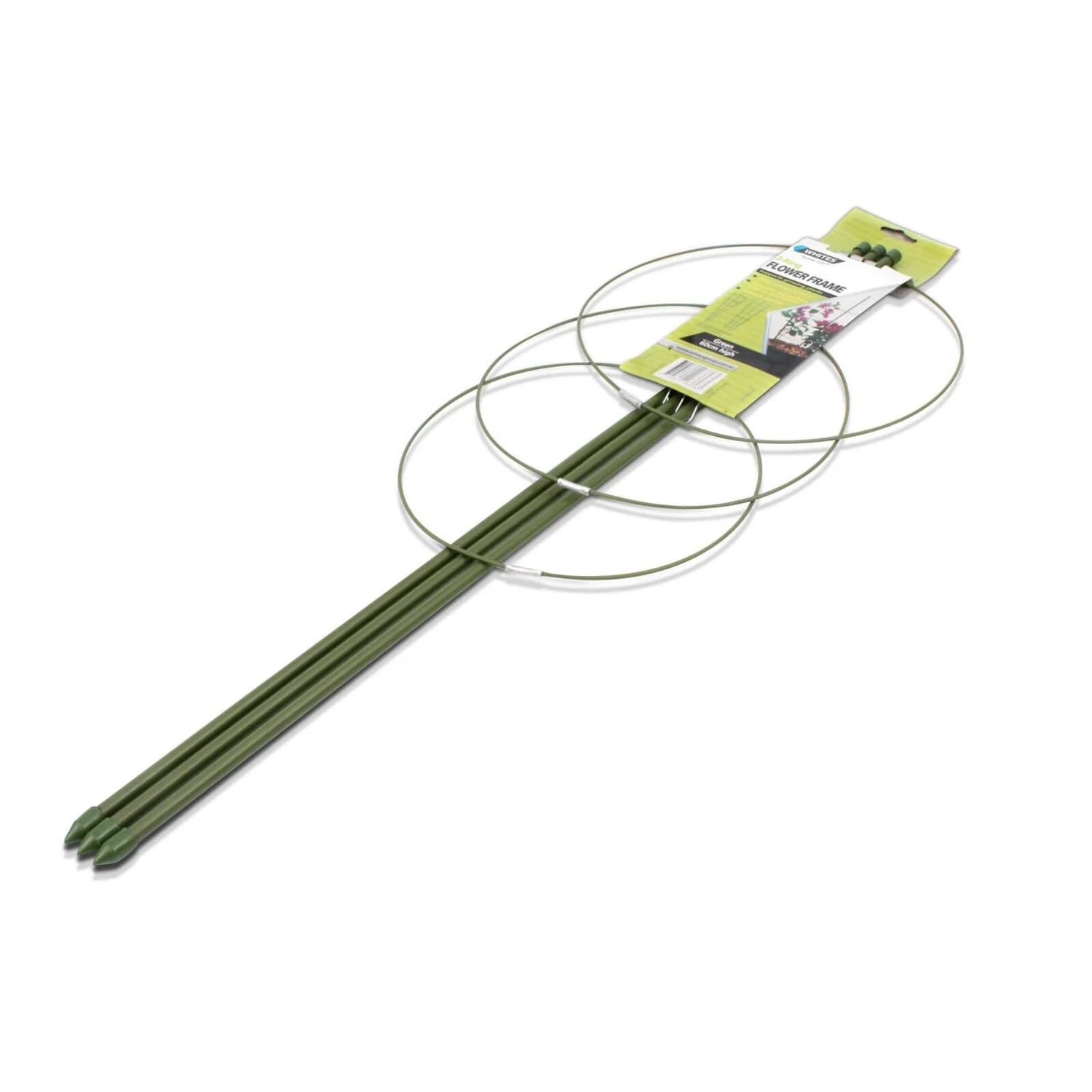 Whites Green 3 Ring Flower Frame - 60cm 3 Whites Green 3 Ring Flower Frame - 60cm