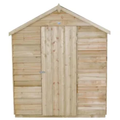 8x6ft Forest Wooden Overlap Pressure Treated Apex Shed -incl. Installation 15 8x6ft Forest Wooden Overlap Pressure Treated Apex Shed -incl. Installation -Elise Bloom 12814915 1374845696397683