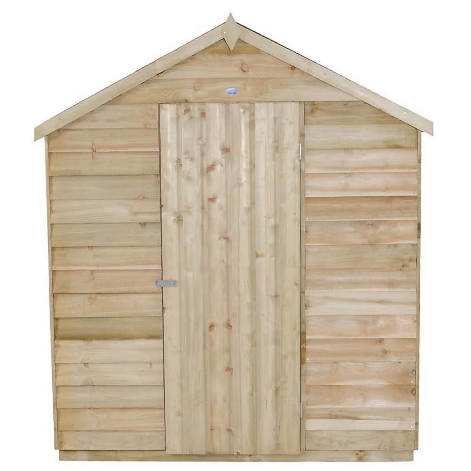 8x6ft Forest Wooden Overlap Pressure Treated Apex Shed -incl. Installation 7 8x6ft Forest Wooden Overlap Pressure Treated Apex Shed -incl. Installation - Image 5