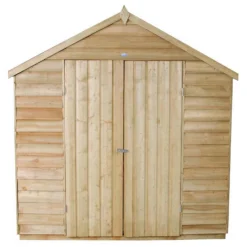 7x5ft Forest Wooden Overlap Pressure Treated Apex Shed -incl. Installation 15 7x5ft Forest Wooden Overlap Pressure Treated Apex Shed -incl. Installation -Elise Bloom 12814918 9244845696636675
