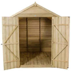 7x7ft Forest Wooden Overlap Pressure Treated Apex Shed -incl. Installation 14 7x7ft Forest Wooden Overlap Pressure Treated Apex Shed -incl. Installation -Elise Bloom 12814920 2994845696902355