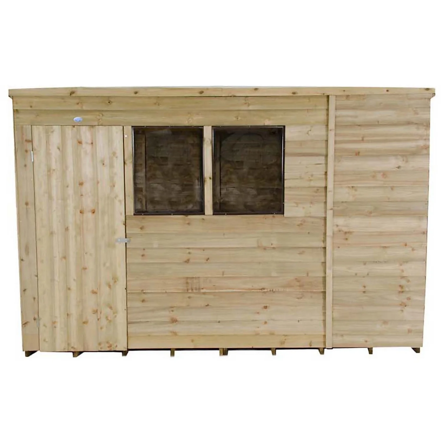 10x6ft Forest Wooden Overlap Pressure Treated Pent Shed -incl. Installation 7 10x6ft Forest Wooden Overlap Pressure Treated Pent Shed -incl. Installation - Image 5