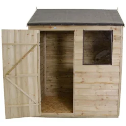 6x4ft Forest Wooden Overlap Pressure Treated Reverse Apex Shed -incl. Installation 14 6x4ft Forest Wooden Overlap Pressure Treated Reverse Apex Shed -incl. Installation -Elise Bloom 12815051 7454846118471703