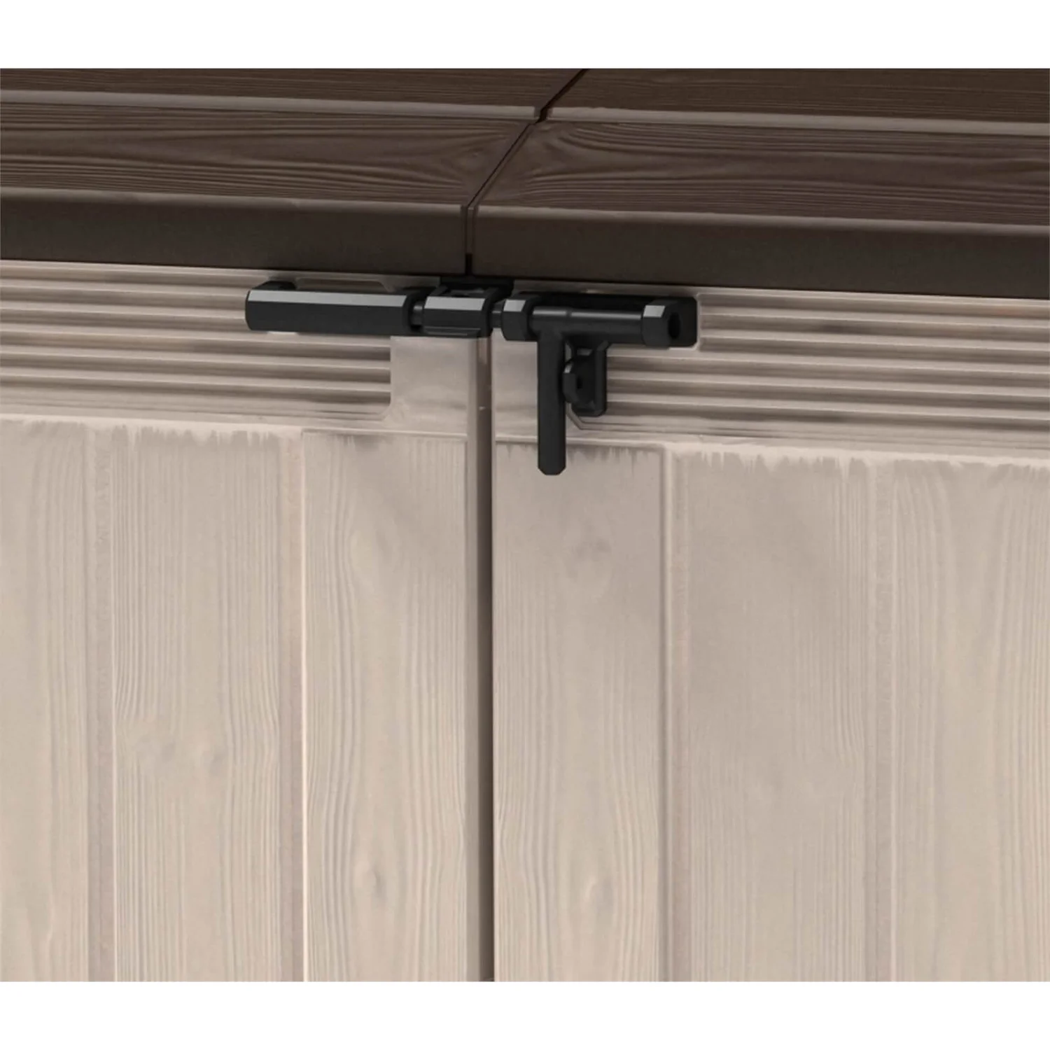 Keter Store It Out Ultra Outdoor Garden Storage Shed - Beige & Brown - 2000L 8 Keter Store It Out Ultra Outdoor Garden Storage Shed - Beige & Brown - 2000L - Image 6