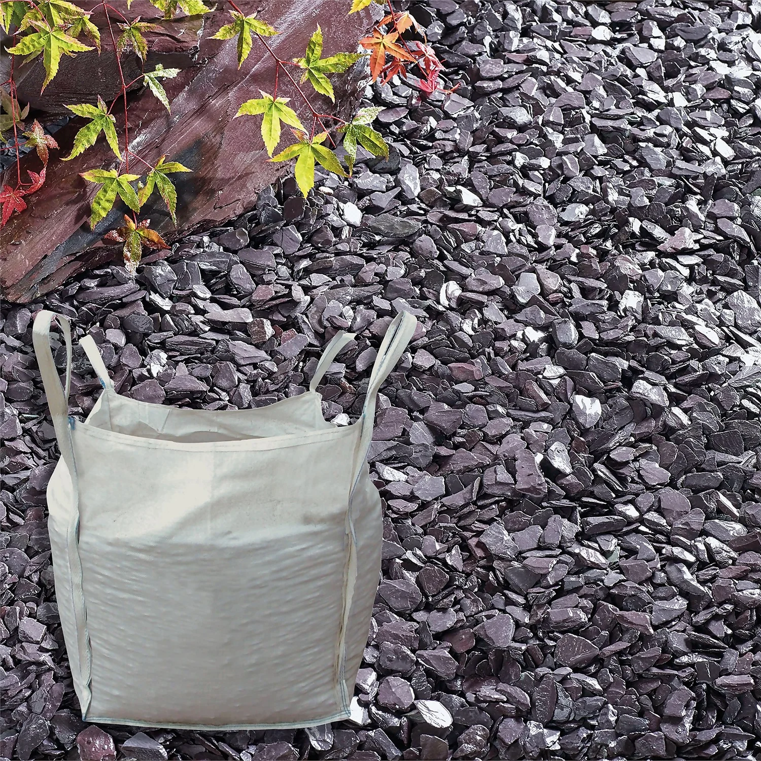 Stylish Stone Plum Slate 20mm - Bulk Bag 750 Kg 3 Stylish Stone Plum Slate 20mm - Bulk Bag 750 Kg