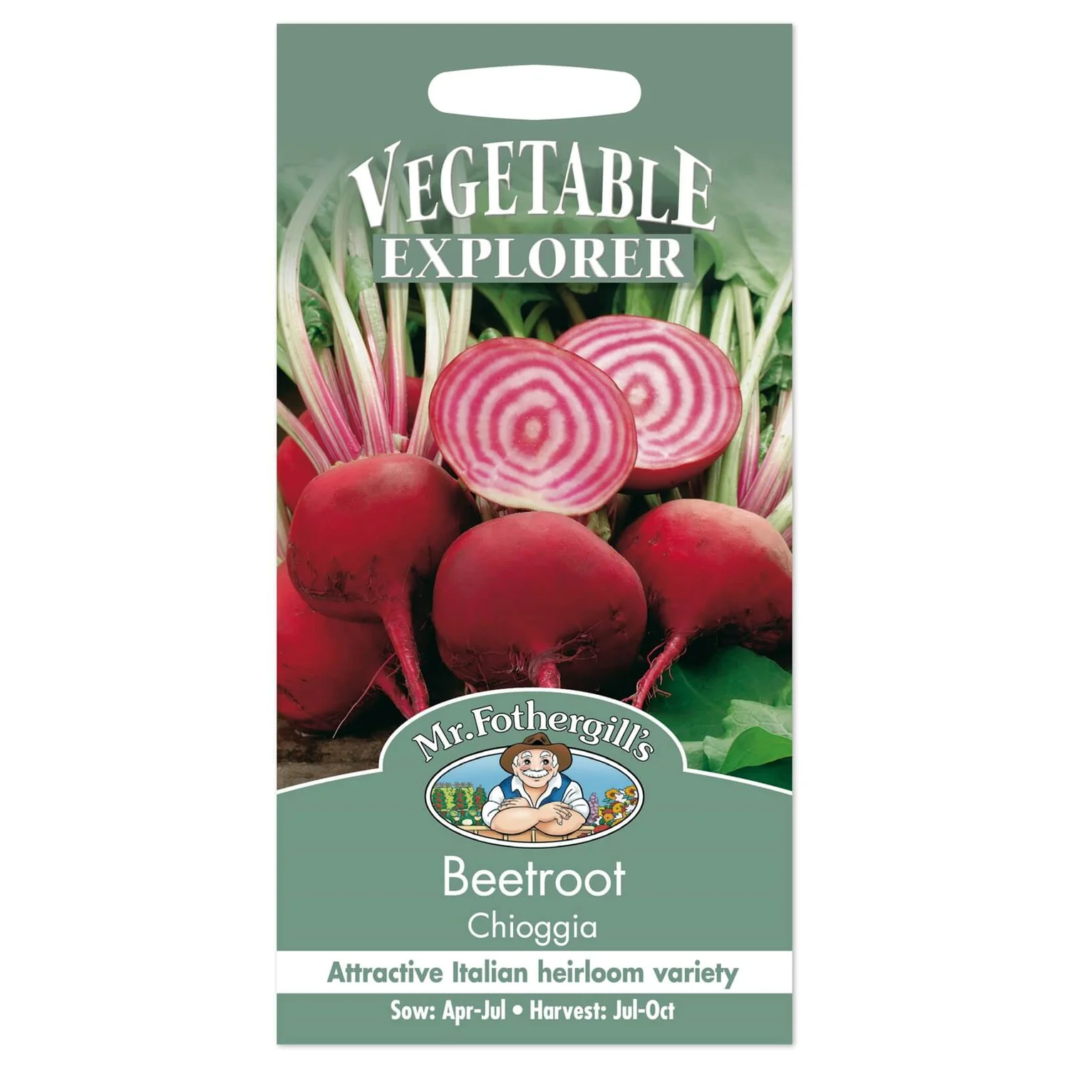 Mr. Fothergill's Beetroot Chioggia Seeds 3 Mr. Fothergill's Beetroot Chioggia Seeds