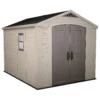 Keter Factor 8 X 11ft Outdoor Garden Apex Storage Shed - Beige/Brown 1 Keter Factor 8 X 11ft Outdoor Garden Apex Storage Shed - Beige/Brown -Elise Bloom 12817718 1314895623388619