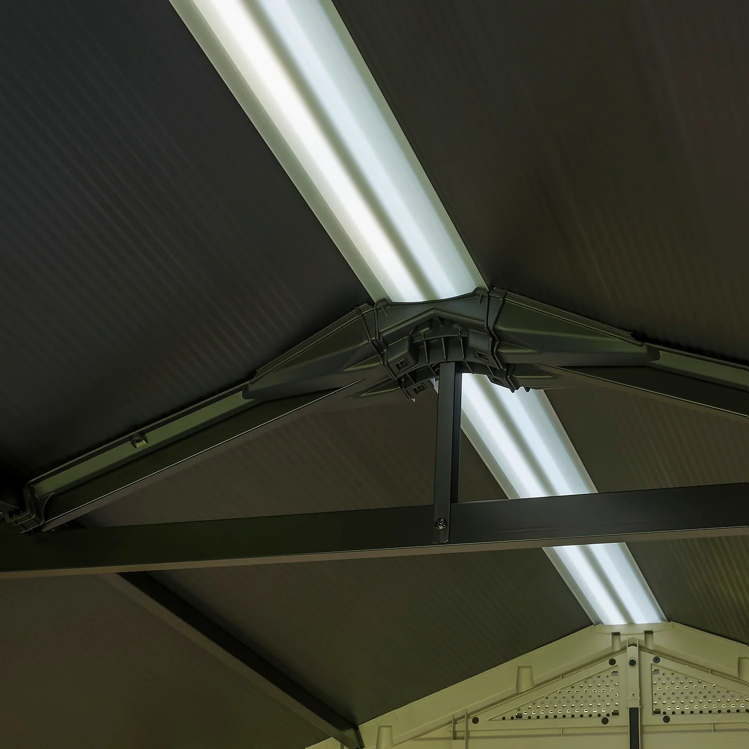 Keter Factor 6 X 6ft Outdoor Garden Apex Storage Shed - Beige/Brown 10 Keter Factor 6 X 6ft Outdoor Garden Apex Storage Shed - Beige/Brown - Image 8