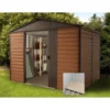 Yardmaster 10x12ft Woodgrain Shed & Floor Frame -Elise Bloom 12817738 1984831949722365