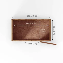Mercia 5x3ft Overlap Apex Windowless Wooden Shed 21 Mercia 5x3ft Overlap Apex Windowless Wooden Shed -Elise Bloom 12819793 1345012836379448