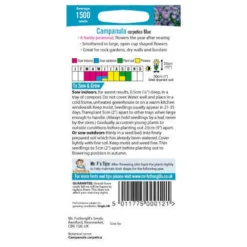 Mr. Fothergill's Campanula Carpatica Blue Seeds -Elise Bloom 12819853 5144833169908411