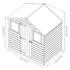 Mercia 4 X 6ft Shiplap Apex Wooden Shed 21 Mercia 4 X 6ft Shiplap Apex Wooden Shed -Elise Bloom 12819925 1374949332351677