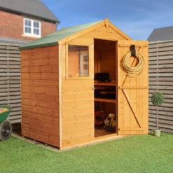Mercia 4 X 6ft Shiplap Apex Wooden Shed 13 Mercia 4 X 6ft Shiplap Apex Wooden Shed -Elise Bloom 12819925 1894989436861365