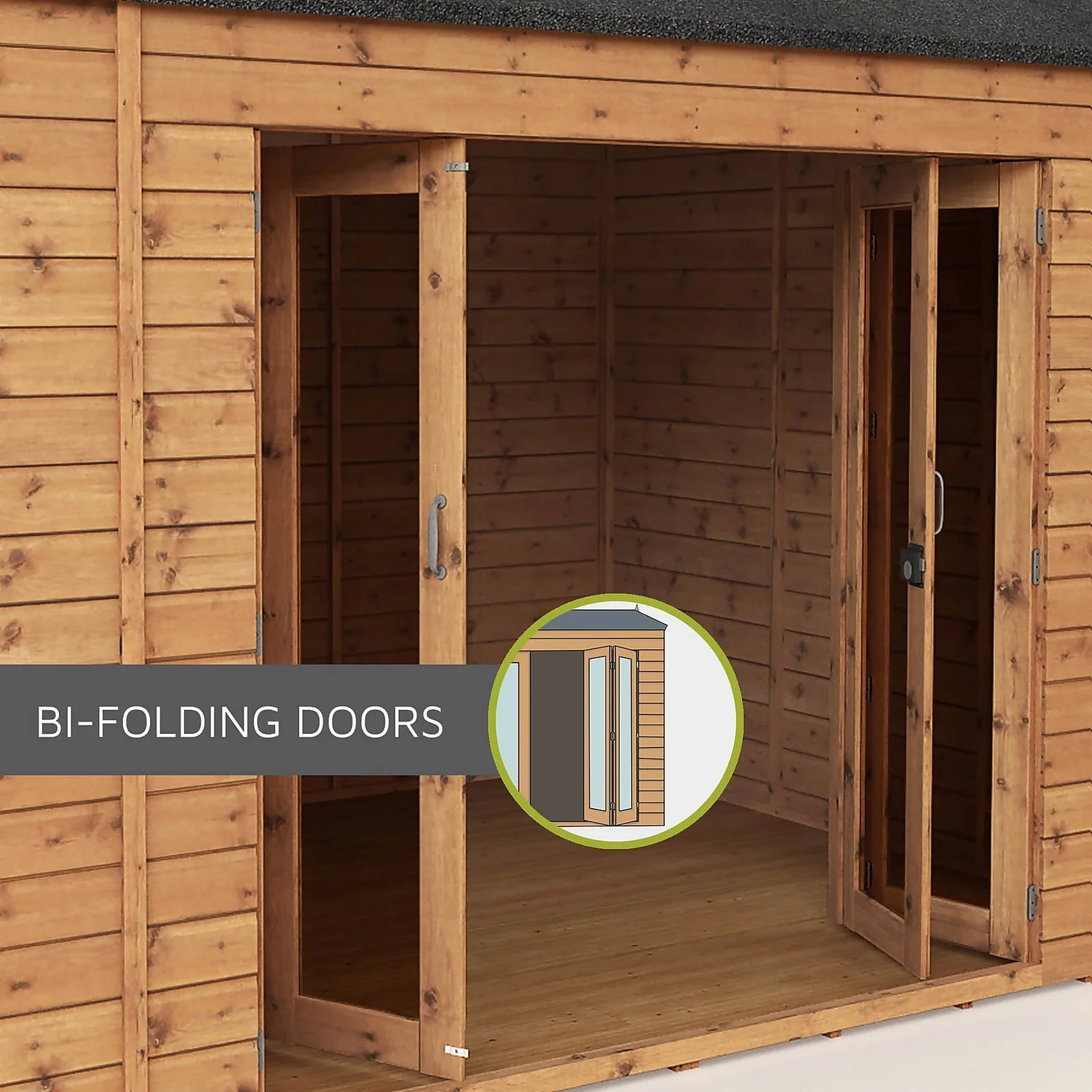 Mercia 10 X 8ft Vermont Summerhouse 8 Mercia 10 X 8ft Vermont Summerhouse - Image 6