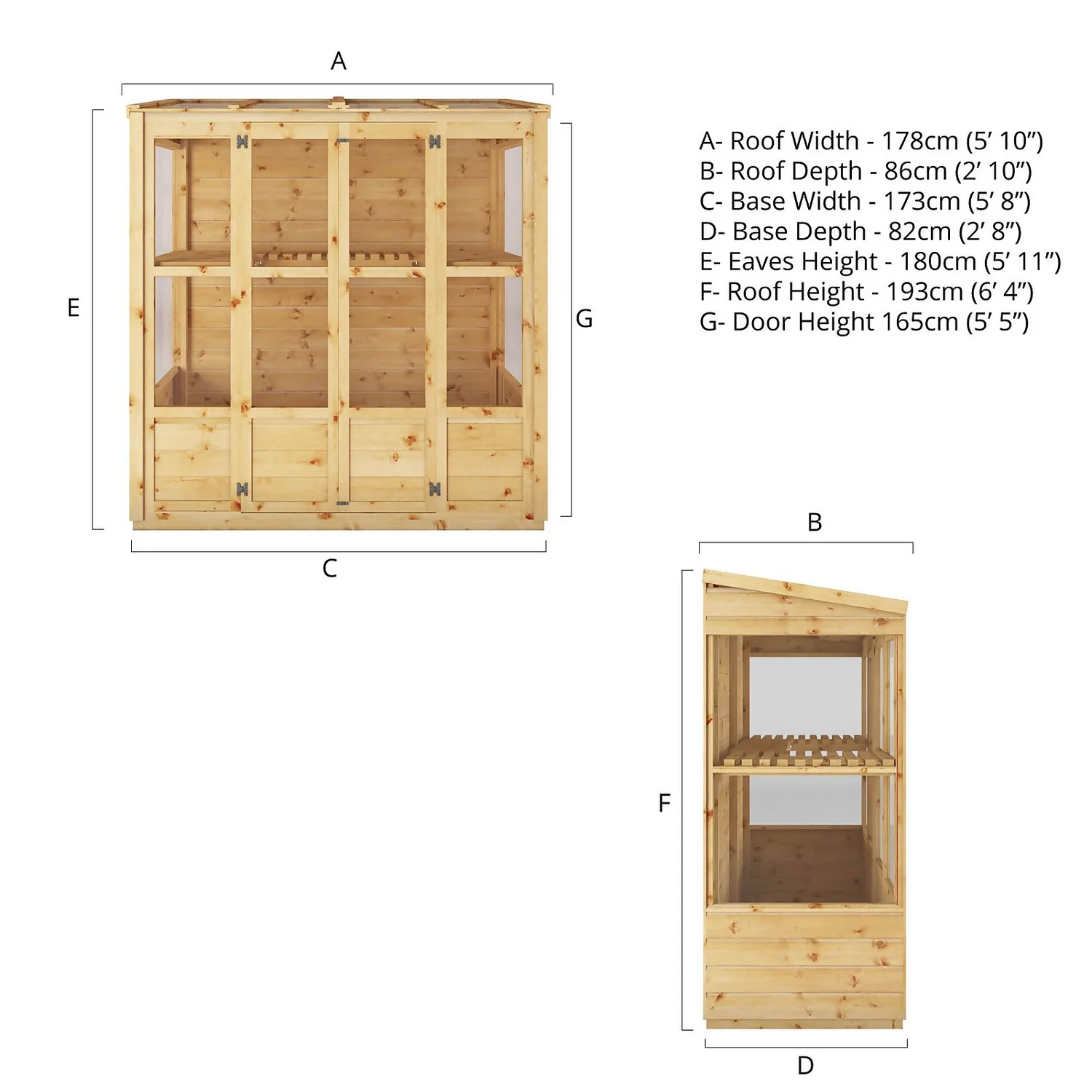 Mercia Tall Wall Greenhouse Growhouse 12 Mercia Tall Wall Greenhouse Growhouse - Image 10