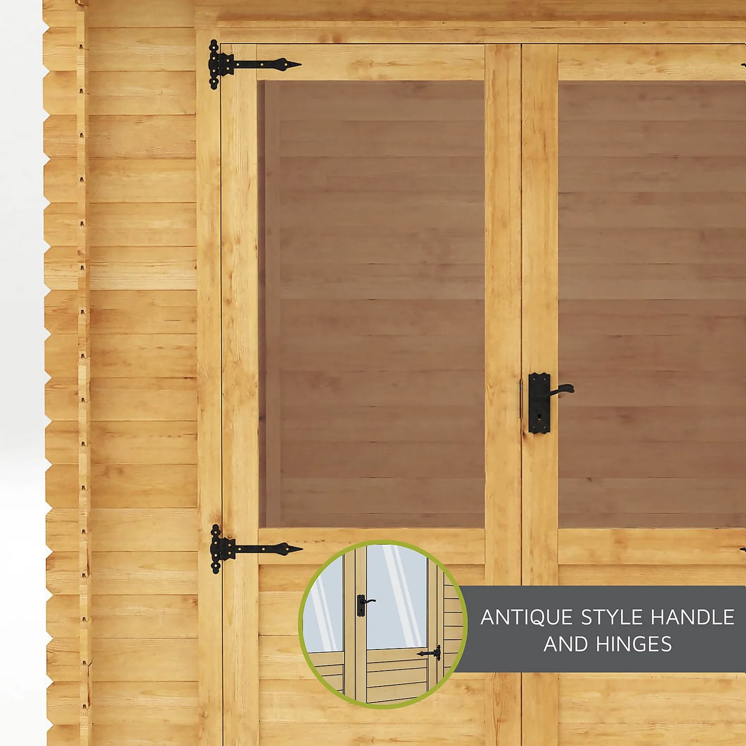 Mercia 3m X 3.3m Sherwood 19mm Log Cabin 8 Mercia 3m X 3.3m Sherwood 19mm Log Cabin - Image 6