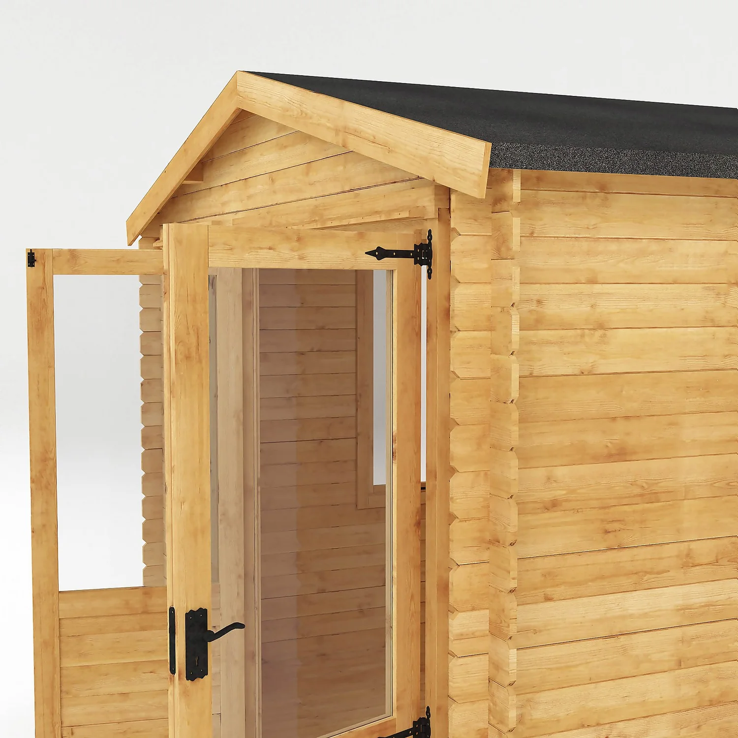 Mercia 3m X 3.3m Sherwood 19mm Log Cabin 6 Mercia 3m X 3.3m Sherwood 19mm Log Cabin - Image 4