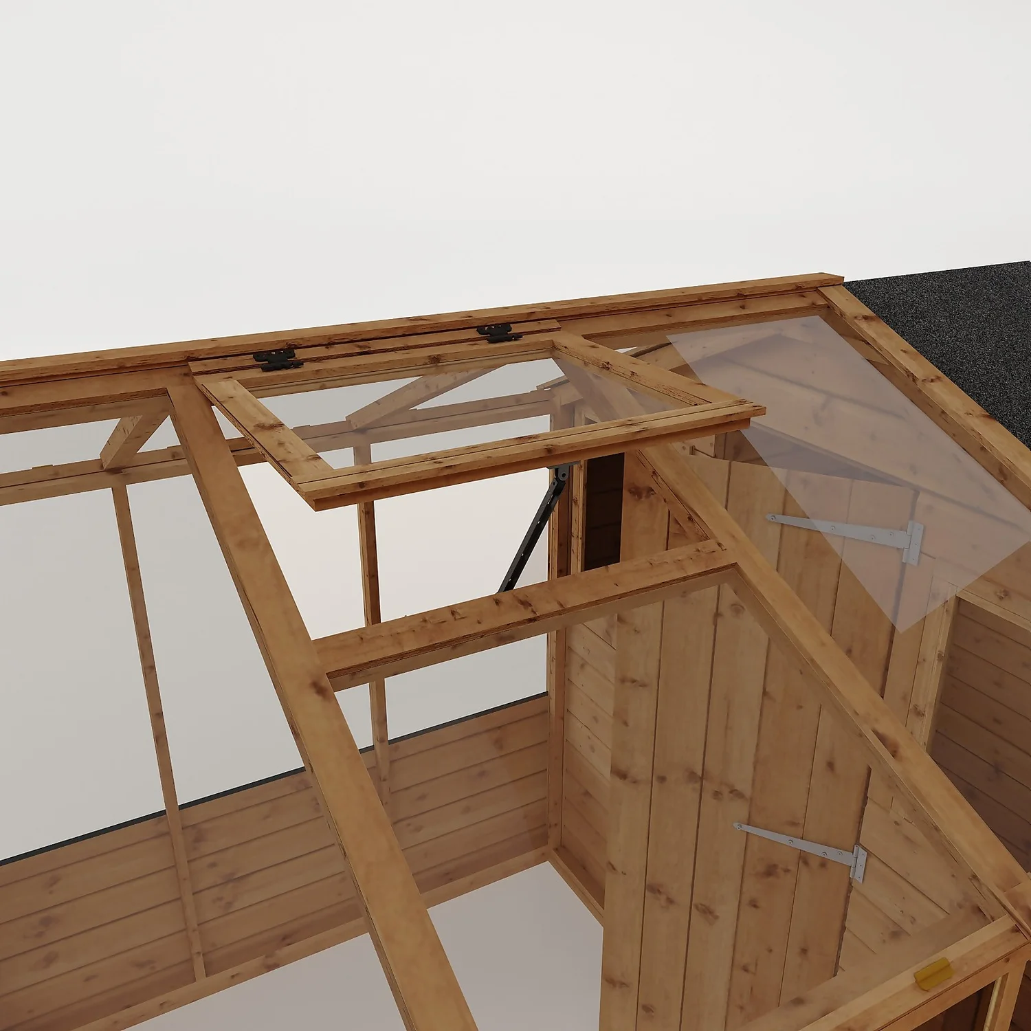 Mercia 10 X 6ft Traditional Apex Greenhouse Combi 7 Mercia 10 X 6ft Traditional Apex Greenhouse Combi - Image 5