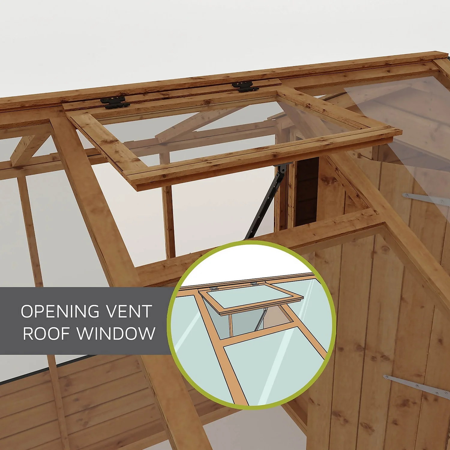 Mercia 12 X 6ft Traditional Apex Greenhouse Combi 10 Mercia 12 X 6ft Traditional Apex Greenhouse Combi - Image 8