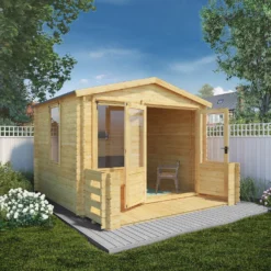 Mercia 3.3 X 3.7m Sherwood Log Cabin -Elise Bloom 12820083 1285023718193756