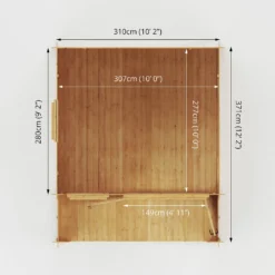 Mercia 3.3 X 3.7m Sherwood Log Cabin -Elise Bloom 12820083 1605023718573223