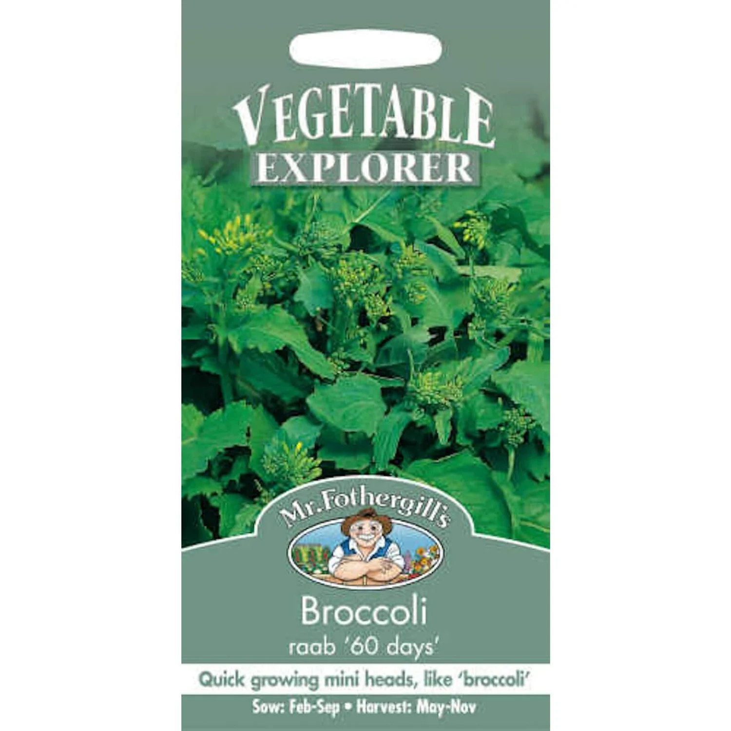 Mr. Fothergill's Broccoli Raab 60 Days Seeds 3 Mr. Fothergill's Broccoli Raab 60 Days Seeds