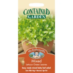 Mr. Fothergill's Mixed Lettuce Green Leaves Vegetable Seeds