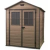 Keter Scala 6 X 8ft Outdoor Garden Apex Storage Shed - Brown -Elise Bloom 12820748 4724909430772924