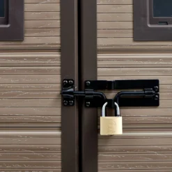 Keter Scala 6 X 8ft Outdoor Garden Apex Storage Shed - Brown -Elise Bloom 12820748 7024909430978295