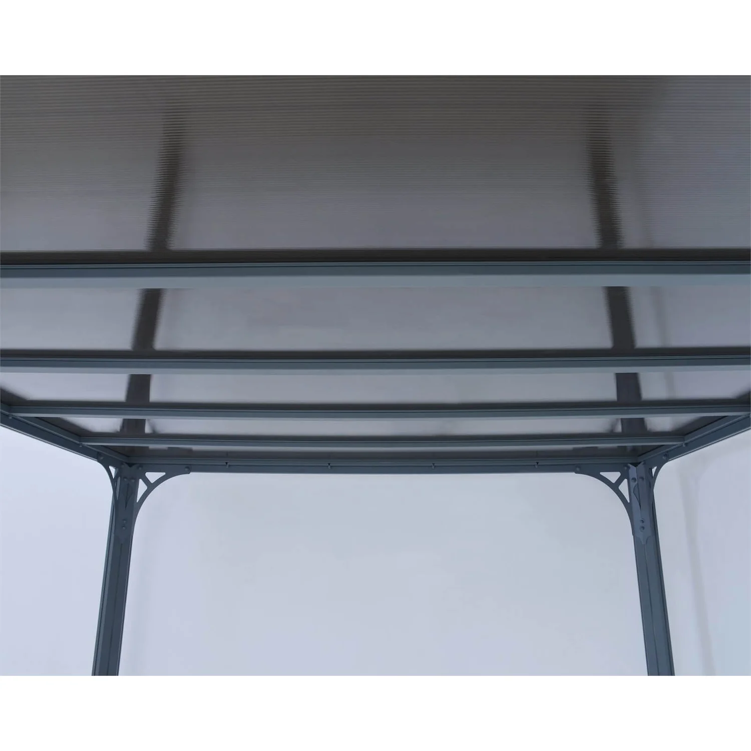 Palram - Canopia Milano 3000 Garden Gazebo Grey Bronze 7 Palram - Canopia Milano 3000 Garden Gazebo Grey Bronze - Image 5