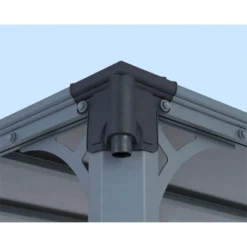 Palram - Canopia Milano 4300 Garden Gazebo Grey Bronze 12 Palram - Canopia Milano 4300 Garden Gazebo Grey Bronze -Elise Bloom 12821928 1724833173369571