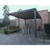 Palram - Canopia Milano 4300 Garden Gazebo Grey Bronze 2 Palram - Canopia Milano 4300 Garden Gazebo Grey Bronze -Elise Bloom 12821928 2124831431840252
