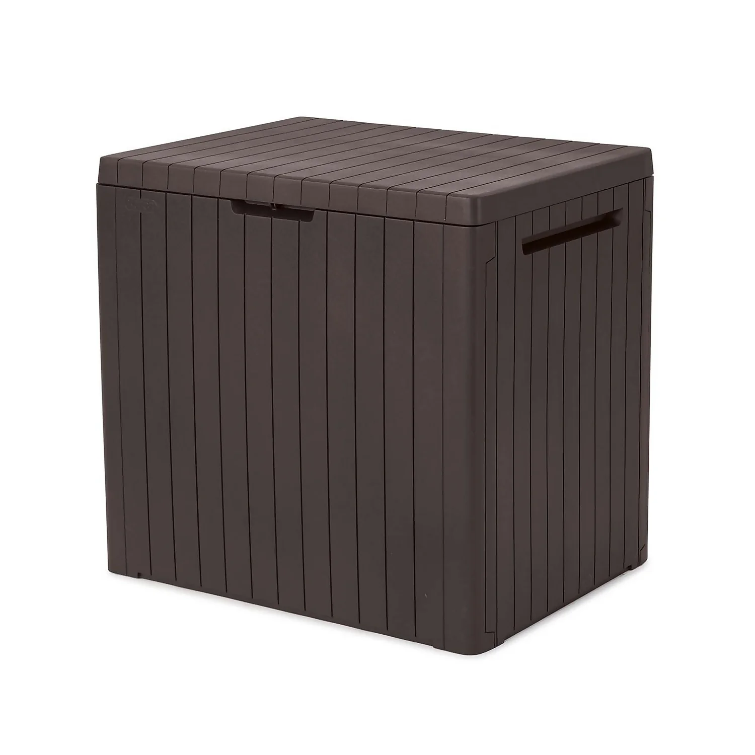 Keter City Outdoor Garden Storage Box 113L - Brown 3 Keter City Outdoor Garden Storage Box 113L - Brown