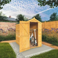 Mercia 6 X 4ft Overlap Apex Windowless Shed -Elise Bloom 12822306 8865033314195569