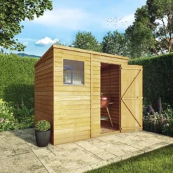 Mercia 7 X 5ft Overlap Pent Shed - Incl. Installation 13 Mercia 7 X 5ft Overlap Pent Shed - Incl. Installation -Elise Bloom 12822311 1705023716358863