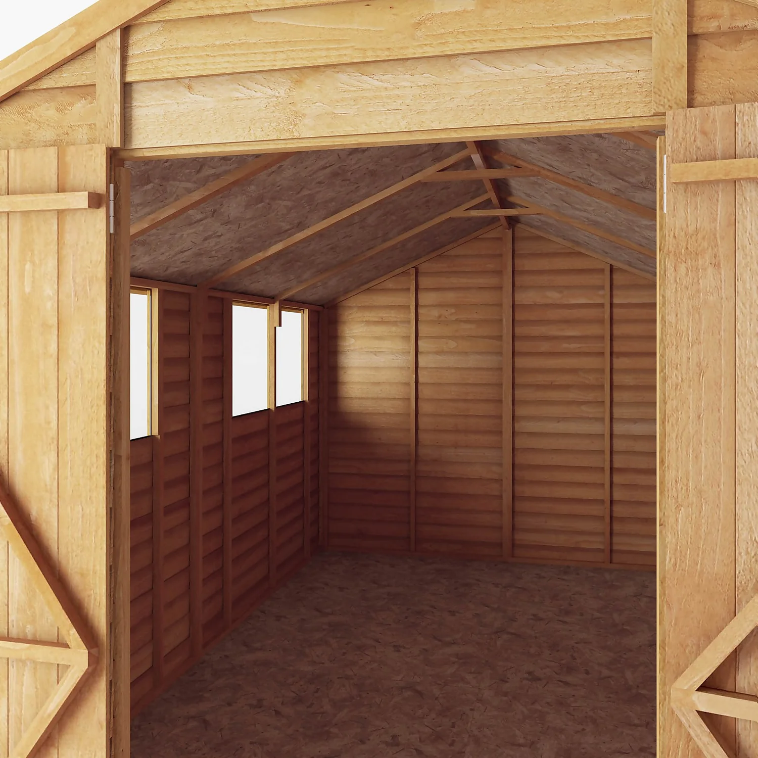Mercia 12 X 8ft Overlap Apex Shed - Incl. Installation 6 Mercia 12 X 8ft Overlap Apex Shed - Incl. Installation - Image 4