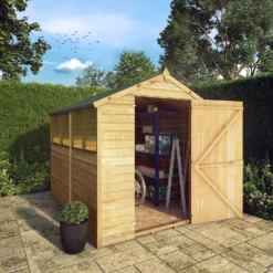 Mercia 8 X 6ft Overlap Apex Shed - Incl. Installation 13 Mercia 8 X 6ft Overlap Apex Shed - Incl. Installation -Elise Bloom 12822317 1605036363940864