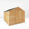 Mercia 10 X 8ft Overlap Double Door Apex Windowless Shed -Elise Bloom 12822434 1385033314149420