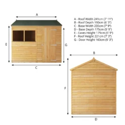 Mercia 8 X 6ft Overlap Reverse Apex Shed 20 Mercia 8 X 6ft Overlap Reverse Apex Shed -Elise Bloom 12822435 1125033256533850