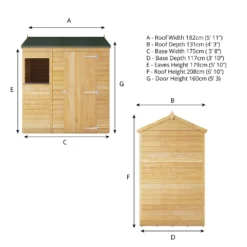 Mercia 6 X 4ft Overlap Reverse Apex Shed 20 Mercia 6 X 4ft Overlap Reverse Apex Shed -Elise Bloom 12822436 1994980392727288