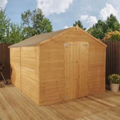 Mercia 12 X 8ft Overlap Apex Windowless Shed -Elise Bloom 12822437 1574833224322063