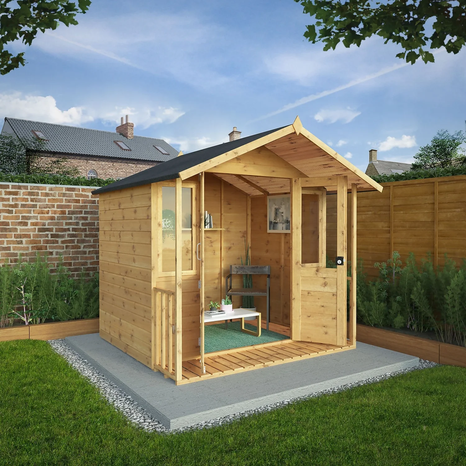 Mercia 7 X 7ft Traditional Summerhouse 4 Mercia 7 X 7ft Traditional Summerhouse - Image 2
