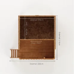 Mercia 8 X 7ft Honeysuckle Wooden Playhouse With Tower - Installation Included -Elise Bloom 12822469 1864949332456128