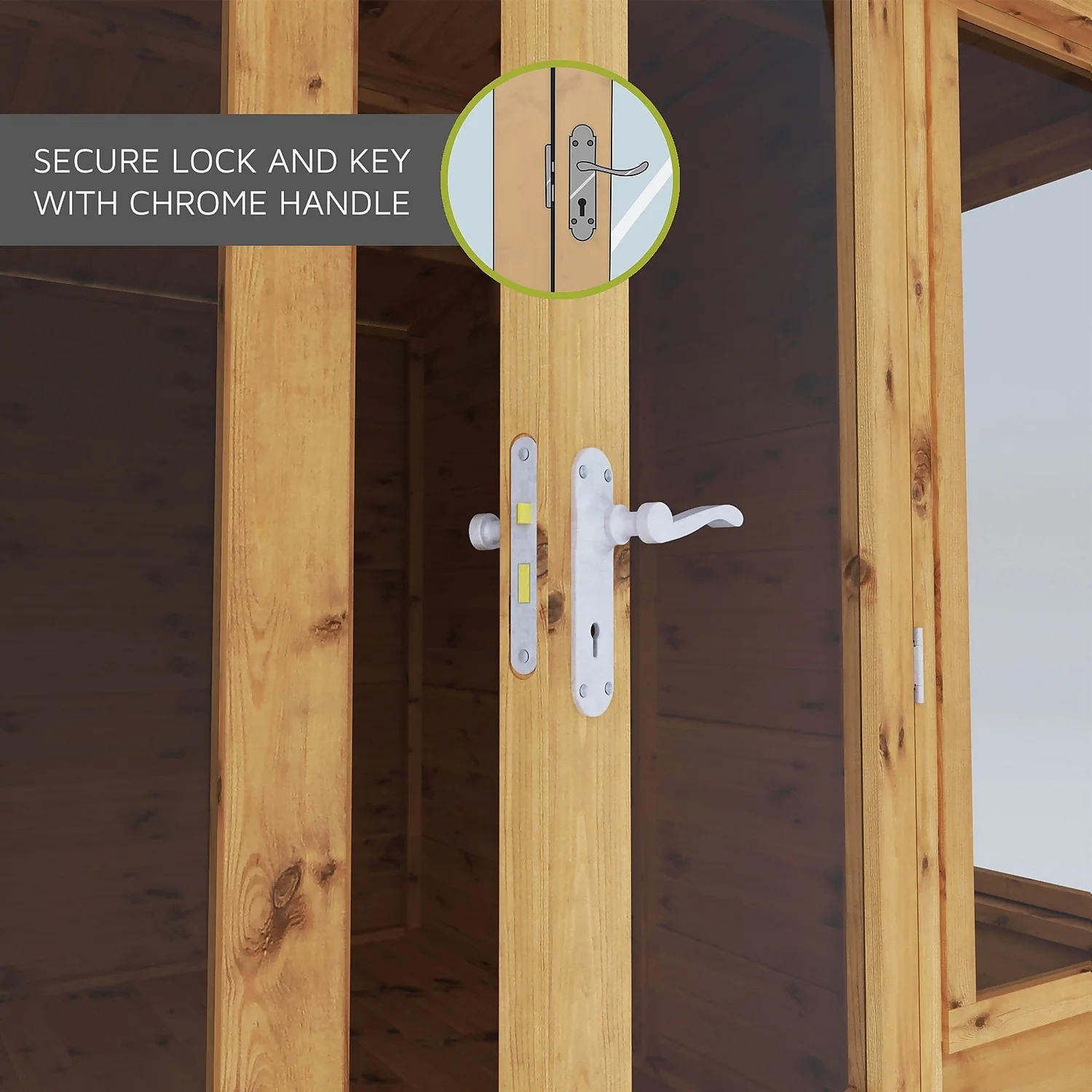 Mercia 10 X 8ft Garden Room With Side Shed - Incl. Installation 8 Mercia 10 X 8ft Garden Room With Side Shed - Incl. Installation - Image 6