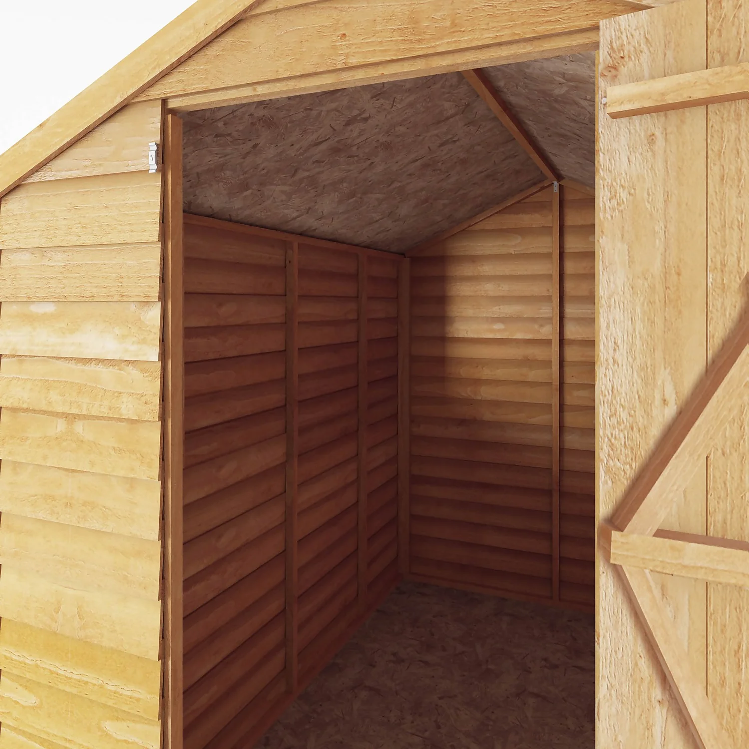 Mercia 7 X 5ft Overlap Apex Windowless Shed - Installation Included 6 Mercia 7 X 5ft Overlap Apex Windowless Shed - Installation Included - Image 4