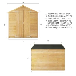 Mercia 8 X 6ft Overlap Apex Windowless Shed - Installation Included 20 Mercia 8 X 6ft Overlap Apex Windowless Shed - Installation Included -Elise Bloom 12822593 1225033255951883