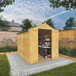 Mercia 8 X 6ft Overlap Apex Windowless Shed - Installation Included 13 Mercia 8 X 6ft Overlap Apex Windowless Shed - Installation Included -Elise Bloom 12822593 1285033255707068